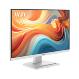 Monitor profesional MSI PRO MP241W E14V de pantalla grande con diseño elegante y bordes delgados, ideal para trabajo y productividad.