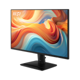Monitor profesional MSI PRO MP243 E14 de 23.8 pulgadas con pantalla nítida y diseño elegante para oficina y trabajo.