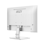 Monitor profesional MSI PRO MP243W E14 con pantalla de 23.8 pulgadas y diseño moderno, ideal para trabajo y productividad.