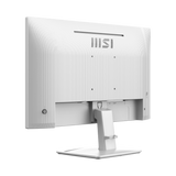 Monitor profesional MSI PRO MP243W E14 con pantalla grande y diseño elegante para trabajo y productividad.