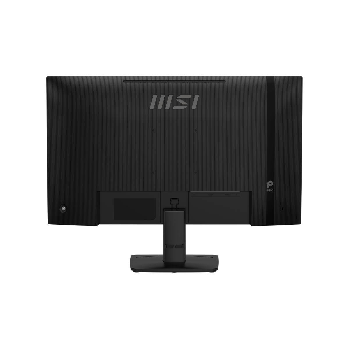 Monitor profesional MSI PRO MP272 E14C con pantalla grande y diseño elegante, ideal para tareas laborales y productividad.