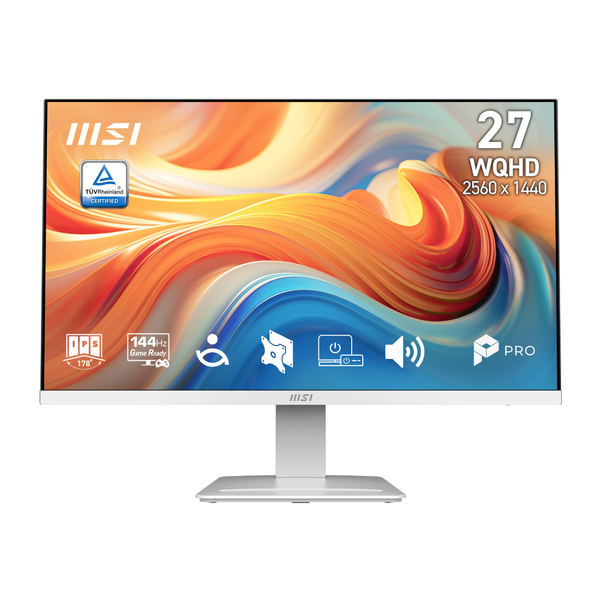 Monitor para profesionales de MSI PRO MP273QW E14 de 27 pulgadas