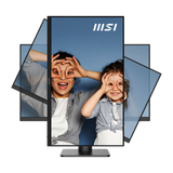 Monitor profesional MSI PRO MP273UP E6 con pantalla grande, diseño elegante y detalles visibles en la imagen.