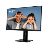 Monitor profesional MSI PRO MP273UP E6 de 27 pulgadas con pantalla brillante y diseño ergonómico para trabajo y productividad.