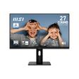 Monitor profesional MSI PRO MP273UP E6 con pantalla grande y detalles en la imagen.