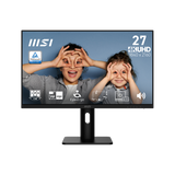 Monitor profesional MSI PRO MP273UP E6 con pantalla grande y detalles en la imagen.