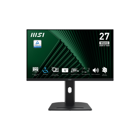 Monitor para profesionales MSI PRO MP275QPG de 27 pulgadas WQHD