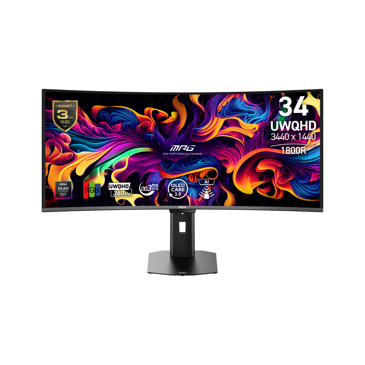 MSI MPG 341CQR QD-OLED X36 | Monitor Gaming Ultrawide de 32