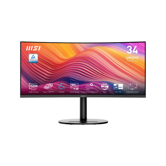 Monitor ultra-wide para profesionales Modern MD342CQP de 34 pulgadas