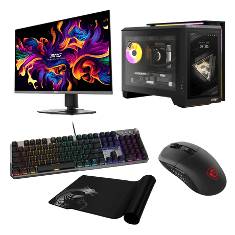 MSI MEG Vision X AI 2NVV9-069ES + MPG 321URX QD-OLED + Pack Periféricos | Setup Gaming - MSI e-Shop | Tienda Oficial MSI España