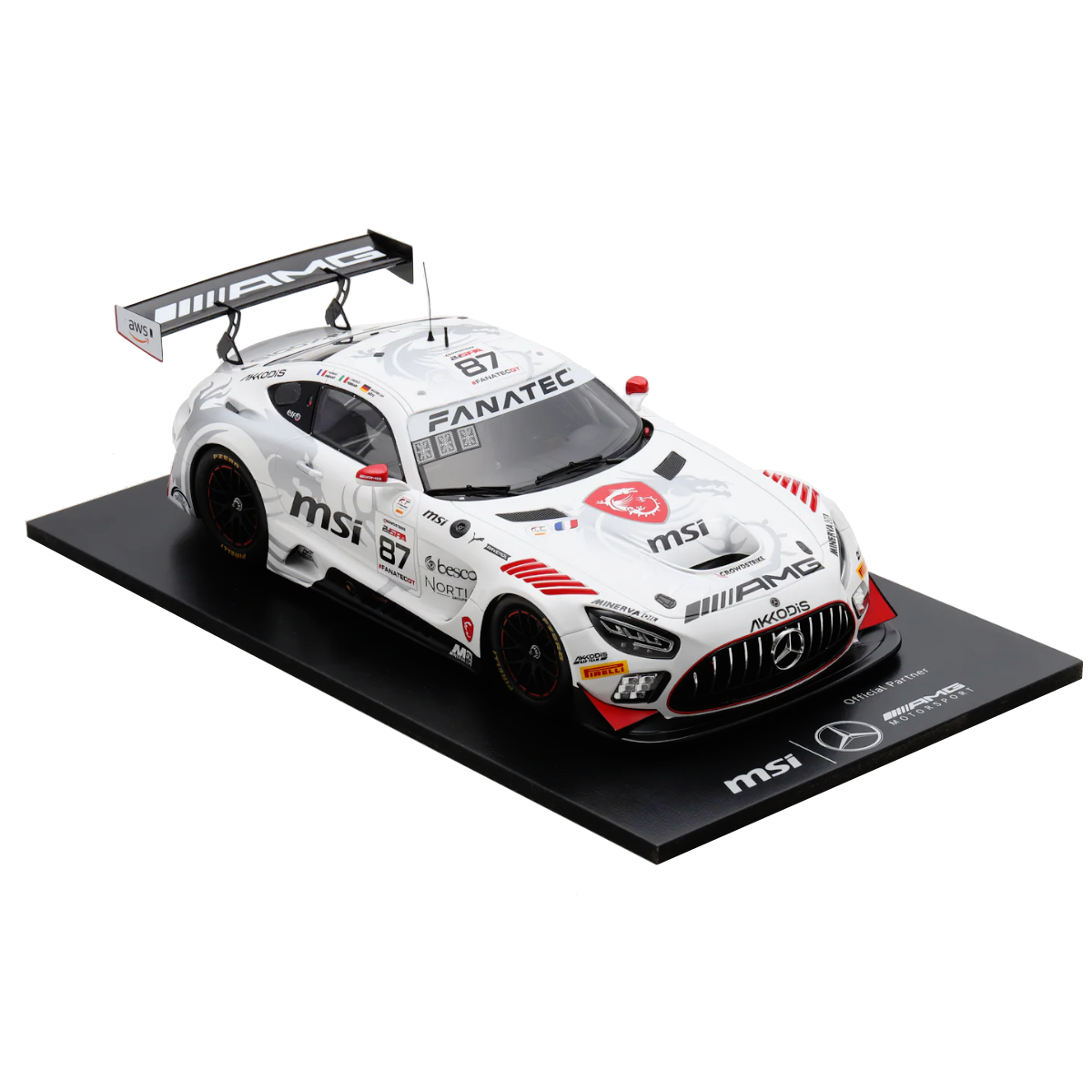 Modelo del Mercedes AMG de MSI