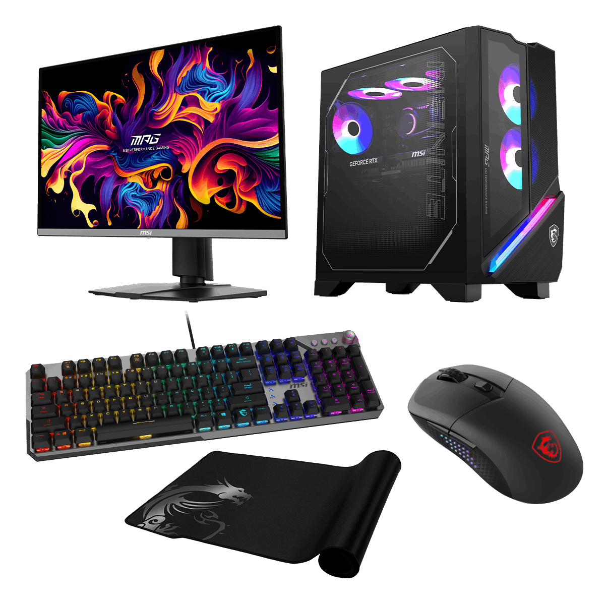 MSI MPG Infinite X3 AI 2NVR7-641EU + MPG 271QRX QD-OLED + Pack Periféricos | Setup Gaming - MSI e-Shop | Tienda Oficial MSI España