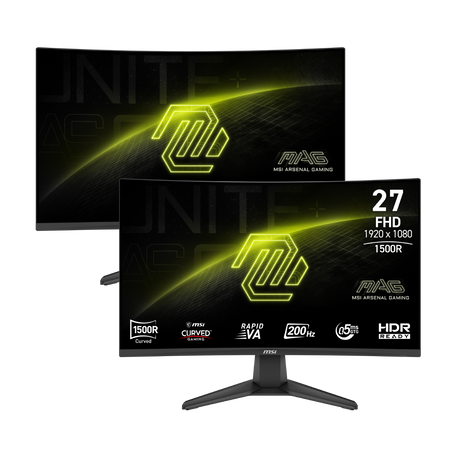 Pack de 2 monitor es gaming de MSI MAG 276CF E20