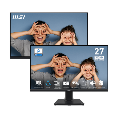 Pack de 2 monitor para profesionales de MSI PRO MP257Q