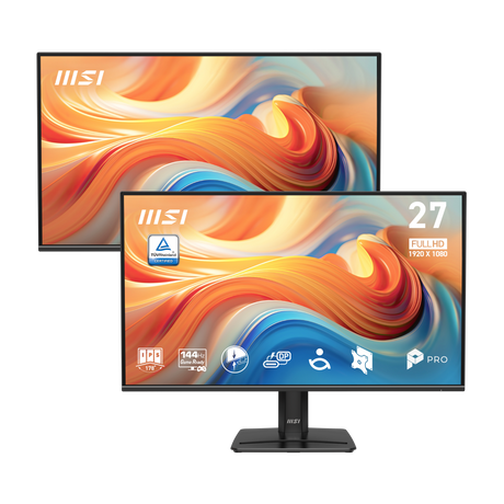 Pack 2 monitores para profesionales de MSI PRO MP272 E14C