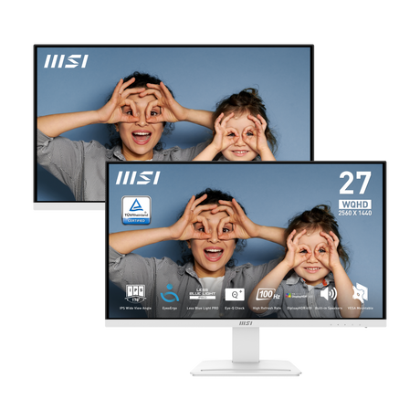 Pack de 2 monitores para profesionales de MSI PRO MP273QW E2