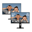 Pack de 2 monitores 4K para profesionales de MSI PRO MP273UP E6 de 27 pulgadas