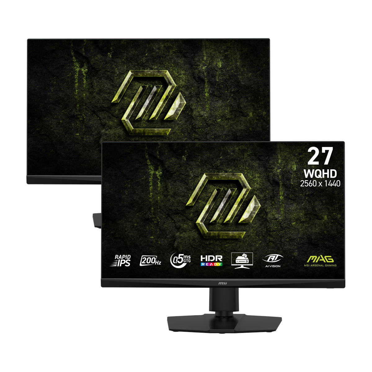 Pack de 2 monitores gaming de MSI MAG 272QPF E20