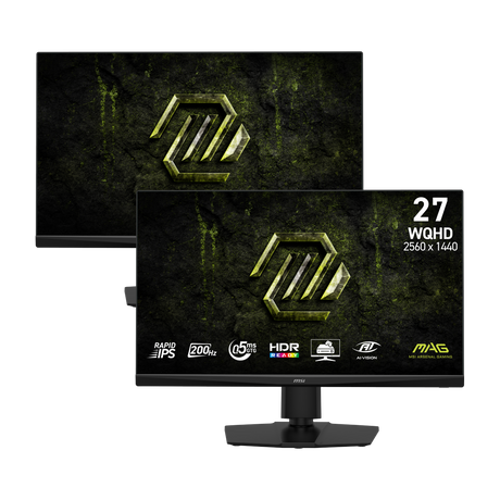 Pack de 2 monitores gaming de MSI MAG 272QPF E20