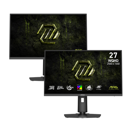 Pack de 2 monitores gaming de MSI MAG 274QPF X32