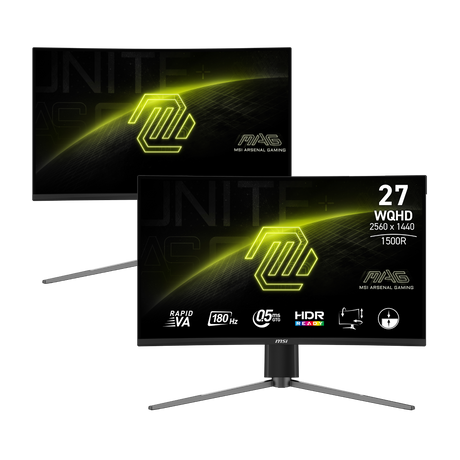 Pack de 2 monitores gaming de MSI MAG 27CQ6PF