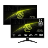 Pack de 2 monitores gaming de MSI MAG 321CQF E18 de 32 pulgadas