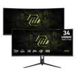 Pack de 2 monitores ultrawide gaming de MSI MAG 342CQRF E20 de 34 pulgadas