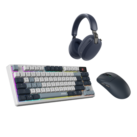 Pack de perifericos teclado y ratón gaming de MSI NAVY