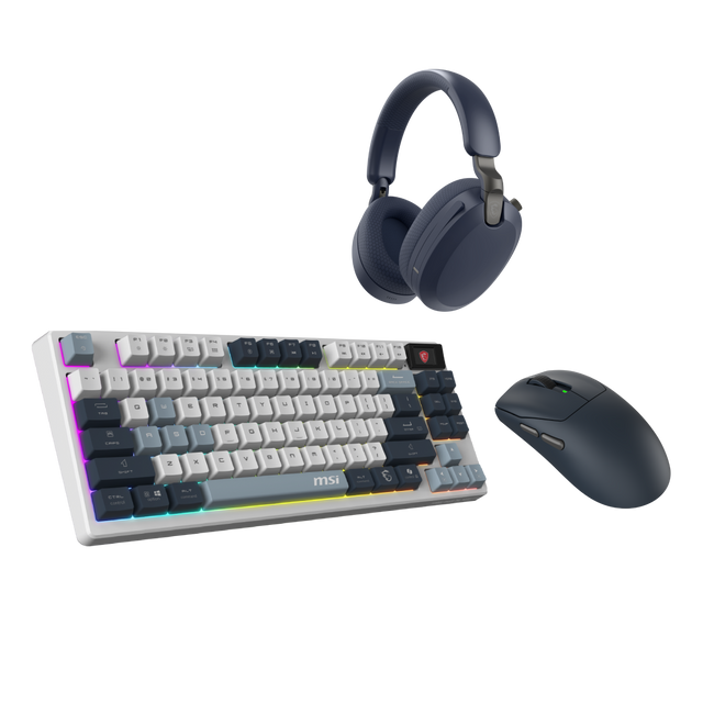 Pack de perifericos teclado y ratón gaming de MSI NAVY