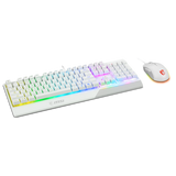 pack teclado en espanol y raton msi vigoor gk30 blanco