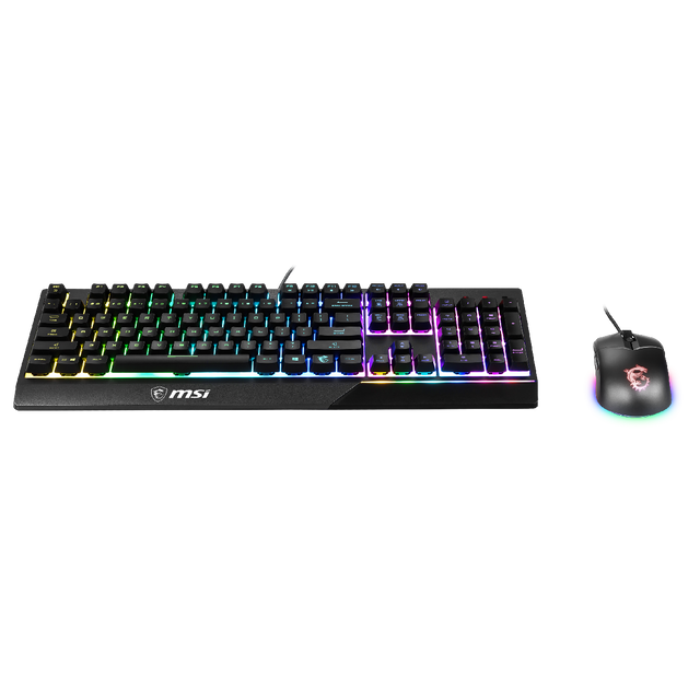 pack teclado y raton msi vigor gk30