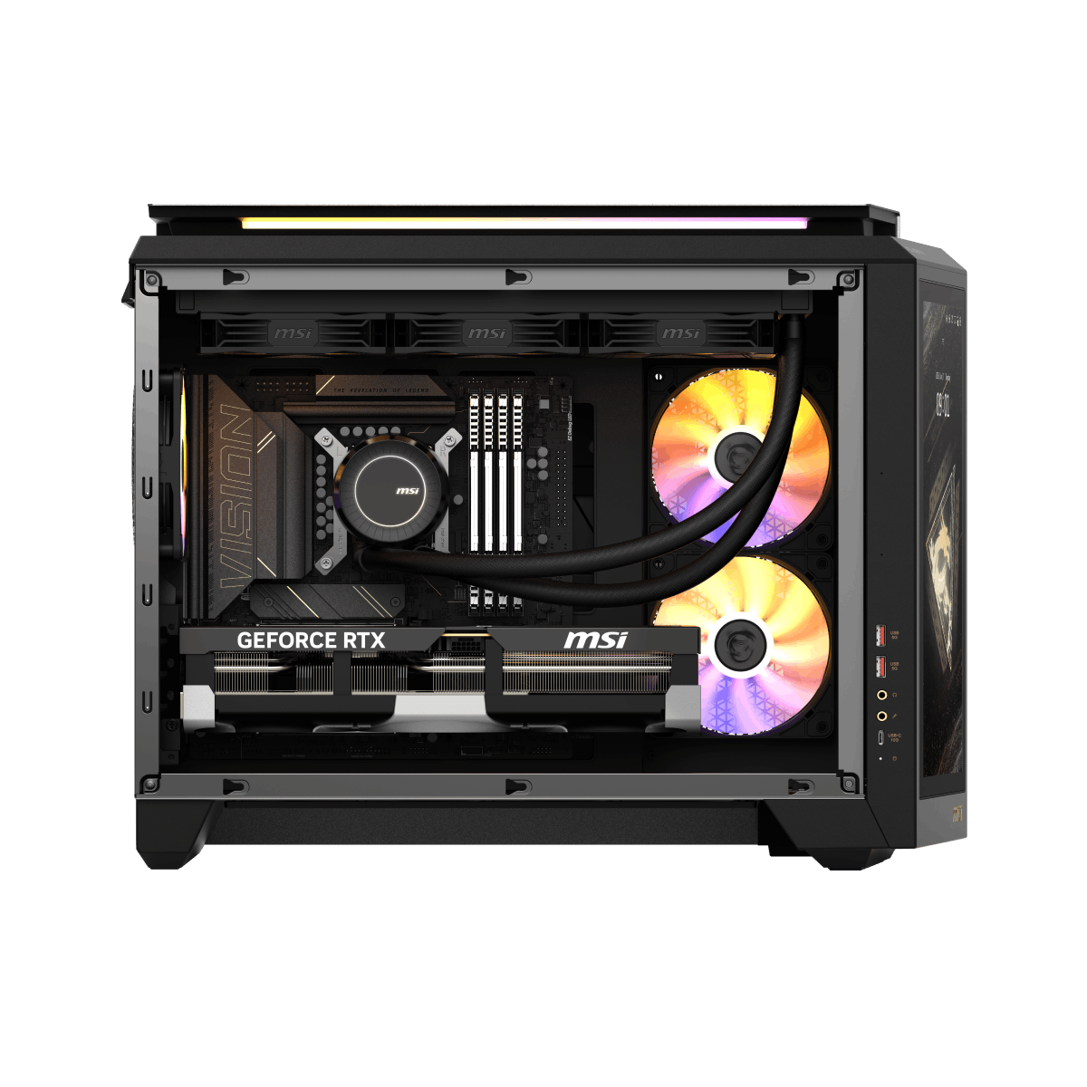 PC de sobremesa gaming MSI MEG Vision X AI 2NVZ9-022ES con RTX 5090