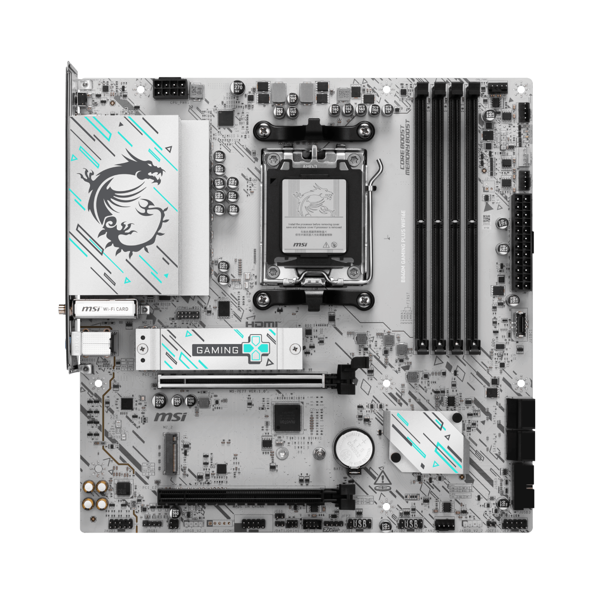 Placa Base AMD de MSI B840M Gaming Plus WIFI6E