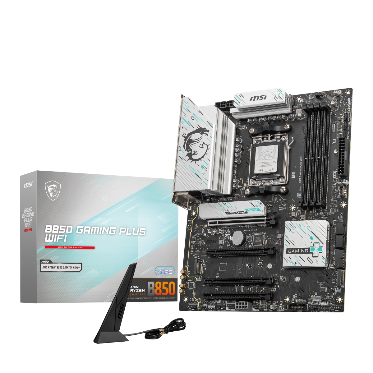 RYZEN7 9700X ＋MSI B850 GAMING PLUS WIFI Placa Base B850 GAMING PLUS WIFI MSI ATX Socket AM5 – MSI e-Shop