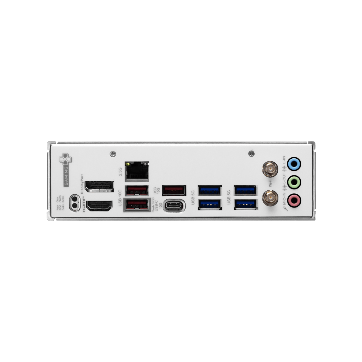 Placa base MSI B850M GAMING PLUS WIFI6E para AMD, con ranuras de memoria, conectores y componentes visibles, en color negro.