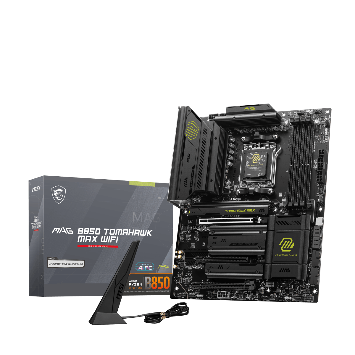 Placa base AMD MSI MAG B850 Tomahawk MAX WIFI