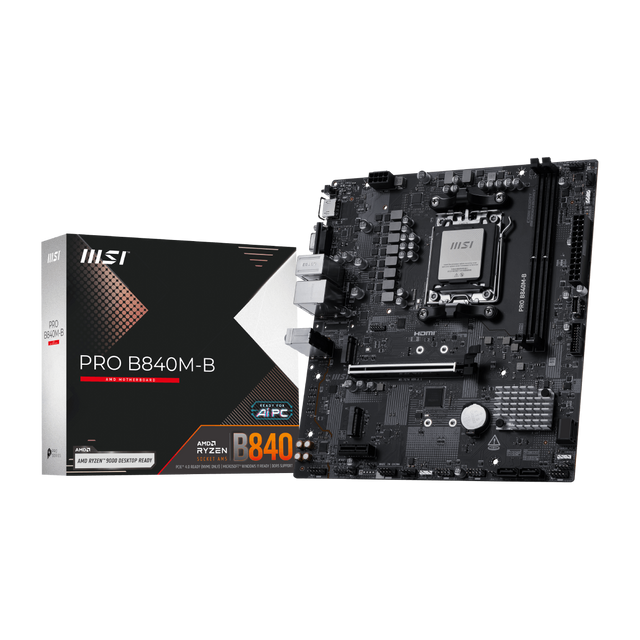 Placa base AMD de MSI PRO B840B-B