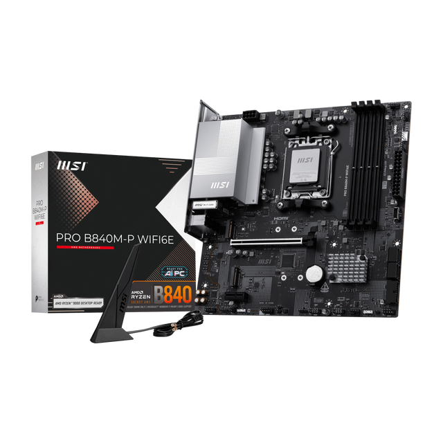 Placa base AMD de MSI PRO B840M-P WIFI6E
