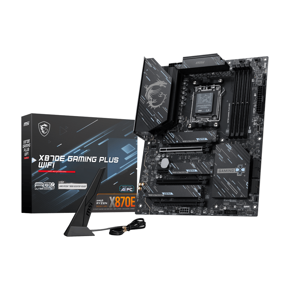 Placa base AMD de MSI X870E Gaming Plus WIFI