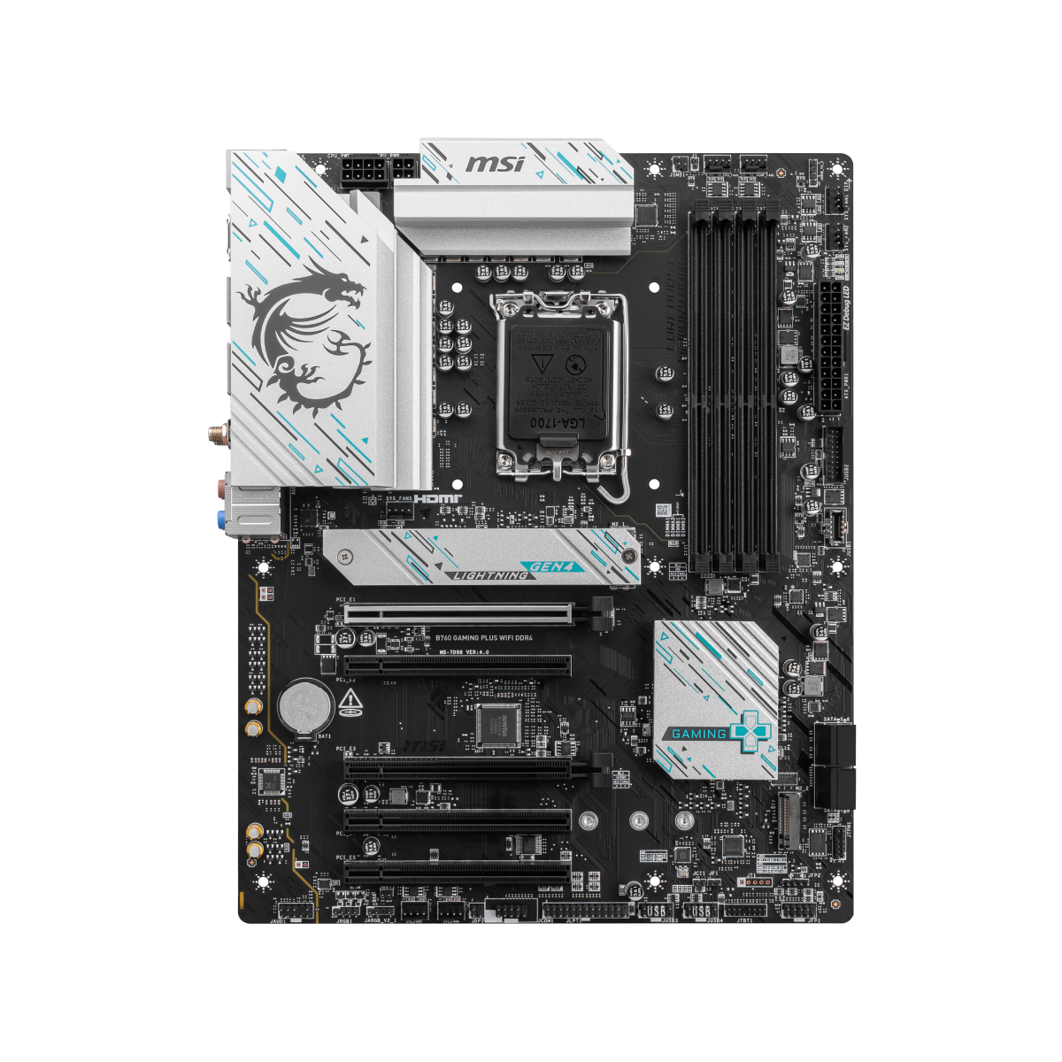 MSI B760 GAMING PLUS WIFI DDR4 | Placa Base