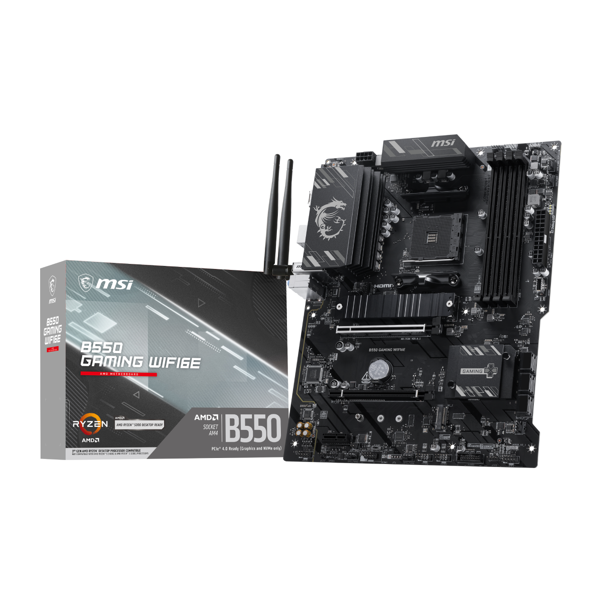 Placa base de MSI AM B550 Gaming WiFi6E