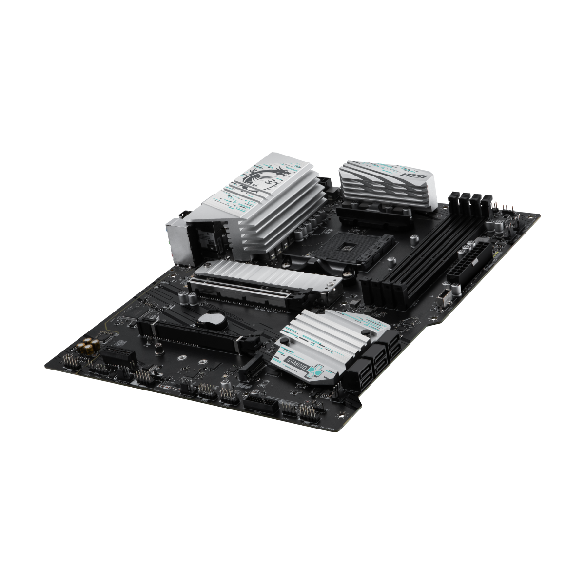 Placa base MSI B550 GAMING WIFI para gaming y rendimiento, con conectividad WiFi y componentes de alta calidad.