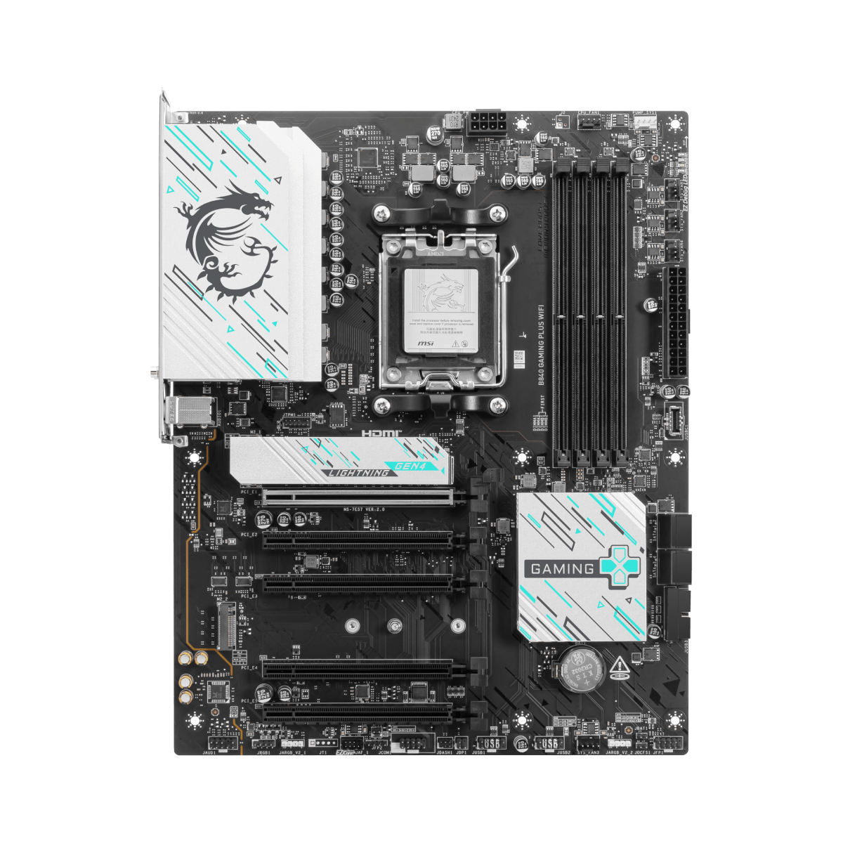 Placa base de MSI B840 Gaming Plus WIFI para procesadores AMD