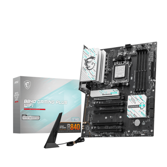 Placa base de MSI B840 Gaming Plus WIFI para procesadores AMD