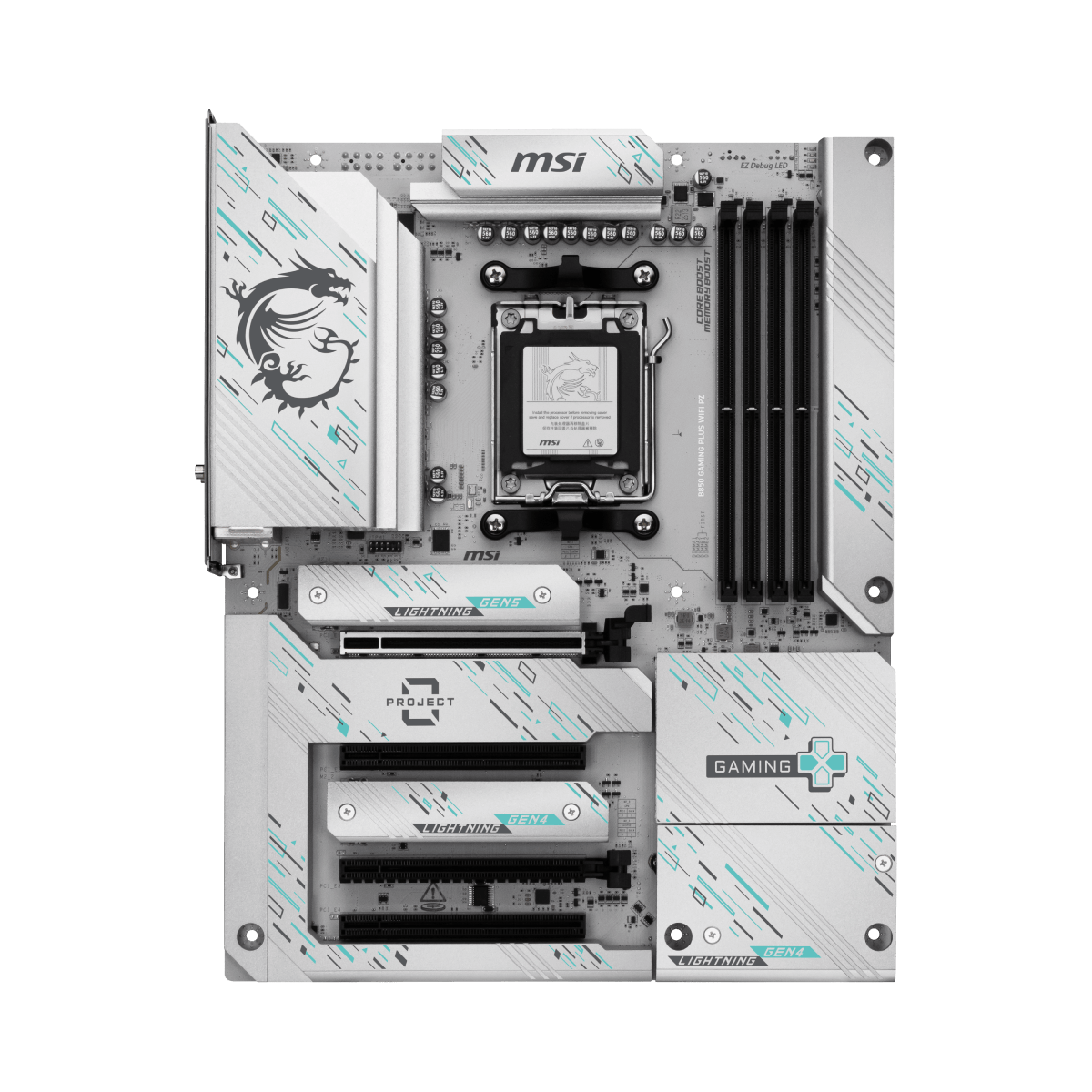 Placa base de MSI B850 GAMING PLUS WIFI PZ