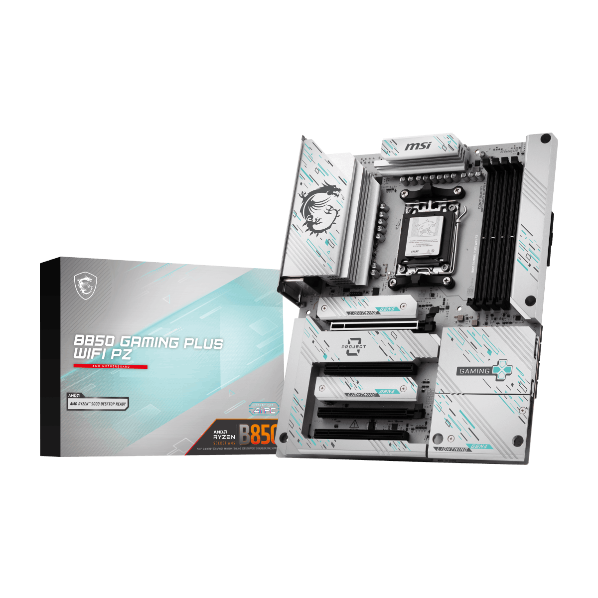 Placa base de MSI B850 GAMING PLUS WIFI PZ