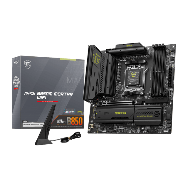 Placa base de MSI B850M MORTAS WIFI para procesadores AMD