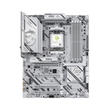 Placa base MSI MAG B850 GAMING PLUS MAX WIFI para gaming, con conectividad WiFi y componentes visibles en la imagen.