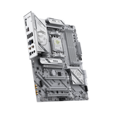Placa base MSI MAG B850 GAMING PLUS MAX WIFI para gaming, con puertos y conectores visibles en la imagen.