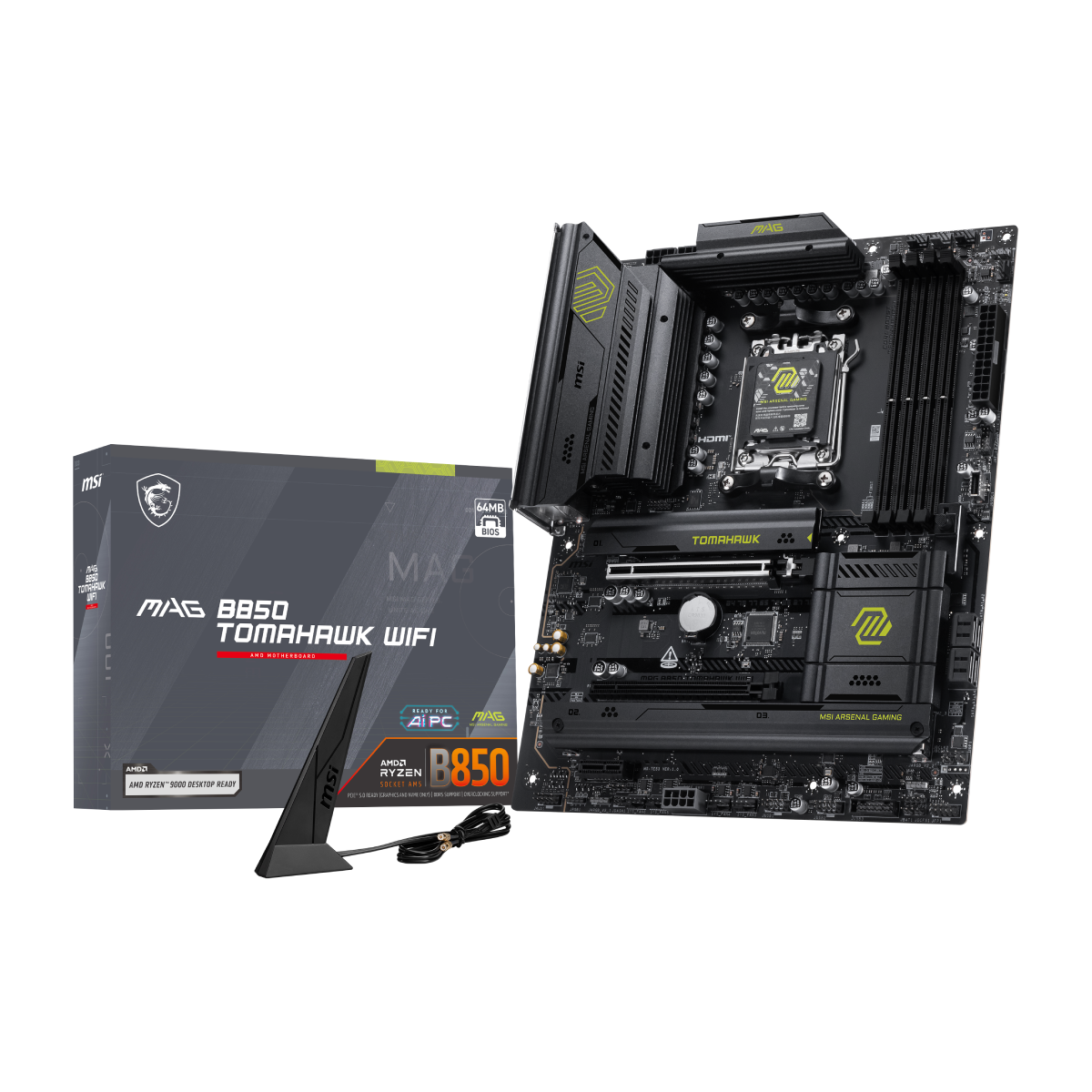 Placa base de MSI MAG B850 Tomahawk WiFi